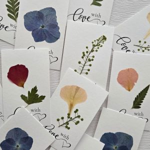 Handcrafted Pressed Flower Gift Tags
